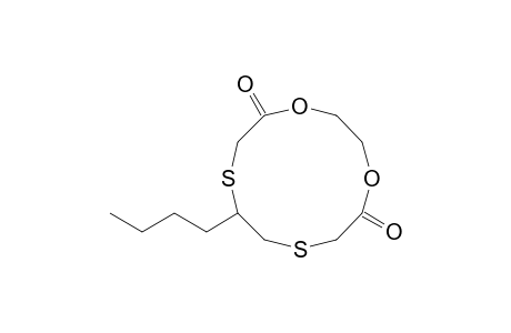 8-Butyl-1,4-dioxa-7,10-dithiacyclododecane-5-12-dione