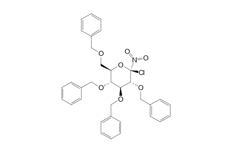 .alpha.-D-Glucopyranosyl chloride, 1-C-nitro-2,3,4,6-tetrakis-O-(phenylmethyl)-