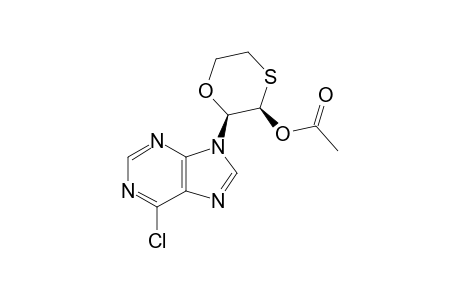 CIS-6-CHLORO-9-(3-ACETOXY-1-OXA-4-THIACYCLOHEXAN-2-YL)-9H-PURINE