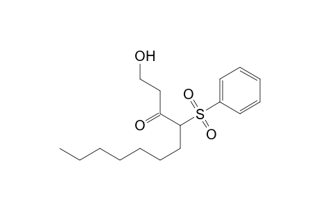 4-(Phenylsulfonyl)-1-hydroxyundecan-3-one