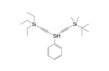 [[2-(Tert-butyl(dimethyl)silyl)ethynyl][2-(triethylsilyl)ethynyl]silyl]benzene