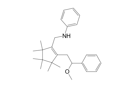 1-(N-anilinomethyl)-2-(2-methoxy-2-phenylethyl)-3,3,4,4,5,5-hexamethylcyclopentene