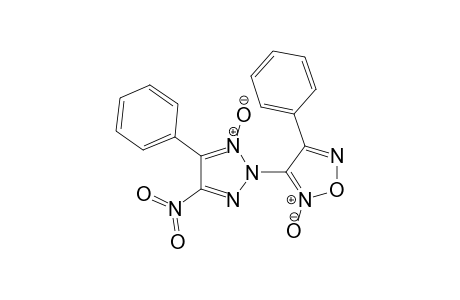 2-[4'-Phenylfuroxan-3'-yl]-4-nitro-5-phenyl-2H-1,2,3-triazole - 1-Oxide