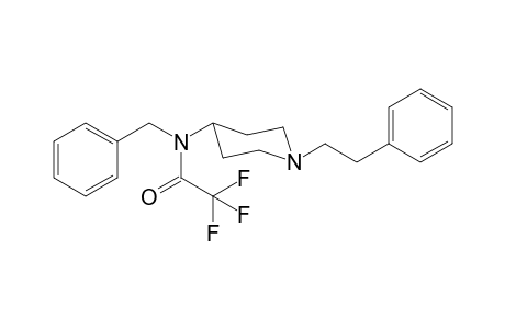 N-Benzyl-1-(2-phenylethyl)piperidin-4-amine TFA