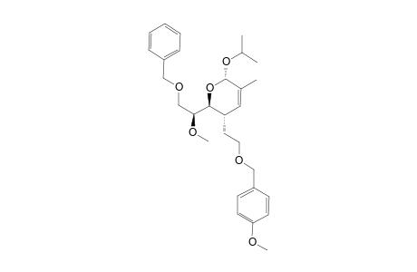 (2S,5S,6S)-6-[2-Benzyloxy-1(S)-methoxyethyl]-5,6-dihydro-2-isopropyloxy-5-[2-(4-methoxybenzyloxy)ethyl]-3-methylpyran