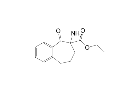 Ethyl 6-amino-5-oxo-6,7,8,9-tetrahydro-5H-benzo[a]cycloheptene-6-carboxylate