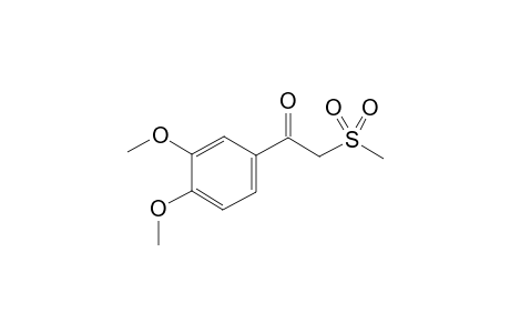 1-(3,4-Dimethoxyphenyl)-2-(methylsulfonyl)ethanone