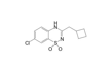 7-Chloro-3-(cyclobutylmethyl)-4H-1-lamda-6,2,4-benzothiadiazine-1,1-dione
