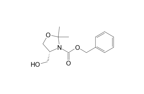 (4R)-2,2-dimethyl-4-methylol-oxazolidine-3-carboxylic acid benzyl ester