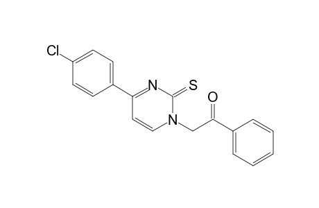 3-Benzoylmethyl-6-(4-chlorophenyl)pyrimidine-2-thione