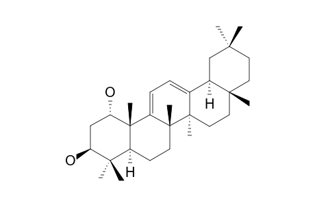 1-ALPHA,3-BETA-DIHYDROXY-OLEAN-9(11),12-DIENE