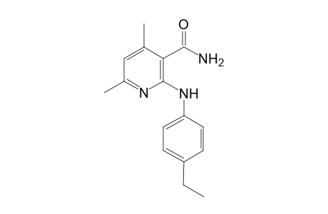 2-(4-Ethyl-phenylamino)-4,6-dimethyl-nicotinamide