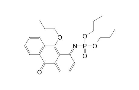 Phosphoramidic acid, (10-oxo-9-propoxy-1(10H)-anthracenylidene)-, dipropyl ester