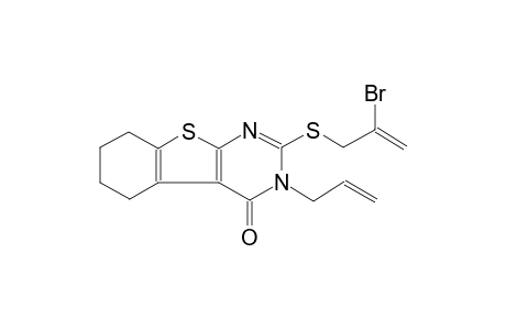 benzo[4,5]thieno[2,3-d]pyrimidin-4(3H)-one, 2-[(2-bromo-2-propenyl)thio]-5,6,7,8-tetrahydro-3-(2-propenyl)-
