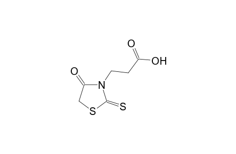 4-oxo-2-thioxo-3-thiazolidinepropionic acid