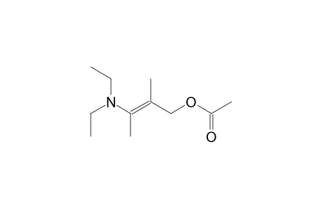(E)-3-diethylamino-2-methylbut-2-enyl acetate