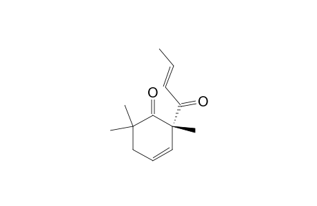 3-Cyclohexen-1-one, 2,6,6-trimethyl-2-(1-oxo-2-butenyl)-, [S-(E)]-