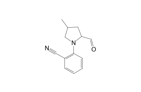 N-(2-CYANOPHENYL)-4-METHYLPYRROLIDINE-2-CARBALDEHYDE;MAJOR