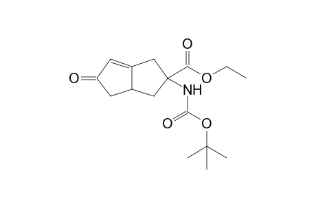 2-(tert-butoxycarbonylamino)-5-keto-1,3,3a,4-tetrahydropentalene-2-carboxylic acid ethyl ester