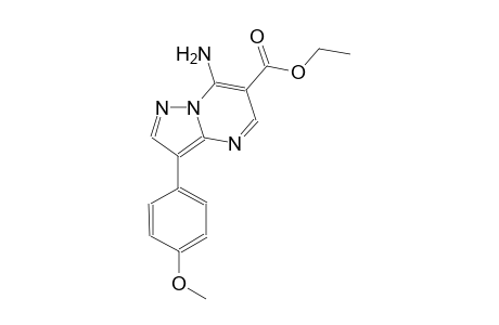 pyrazolo[1,5-a]pyrimidine-6-carboxylic acid, 7-amino-3-(4-methoxyphenyl)-, ethyl ester