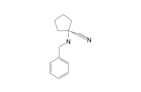 1-(benzylamino)cyclopentane-1-carbonitrile