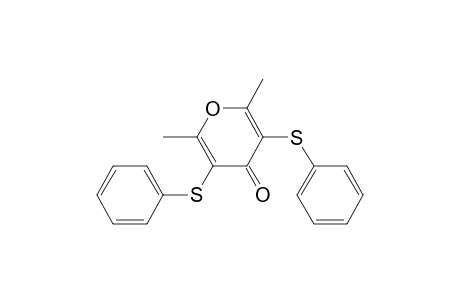 2,6-Dimethyl-3,5-bis(phenylsulfanyl)-4H-pyran-4-one