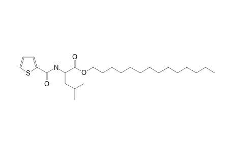 L-Leucine, N-(thiophen-2-carbonyl)-, tetradecyl ester