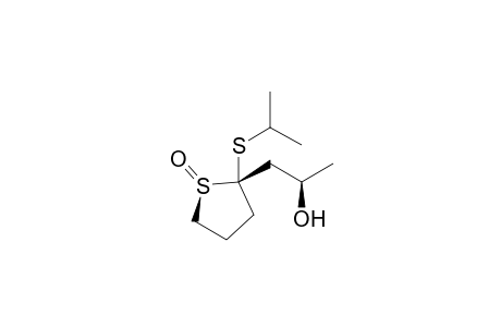 (2R)-1-[(1R,2R)-1-oxidanylidene-2-propan-2-ylsulfanyl-thiolan-2-yl]propan-2-ol