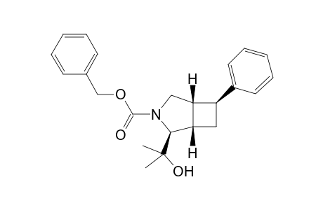 exo-(1SR,2SR,5Rs,6SR)-N-Benzyloxycarbonyl-2-(1-hydroxy-1-methylethyl)-6-phenyl-3-azabicyclo[3.2.0]heptane