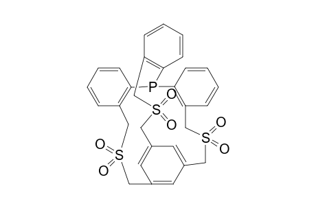 Tri[1,3,5-tris(4,5-tetramethylene-2-thiapentyl)phenyl]phosphine 2-dioxide (in-cyclophane)