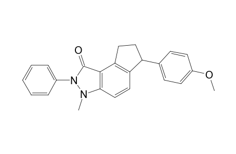 6-(4-Methoxyphenyl)-1-N-methyl-2-N-phenyl-1,2-dihydro-3H-cyclopenta[e]indozol-3-one