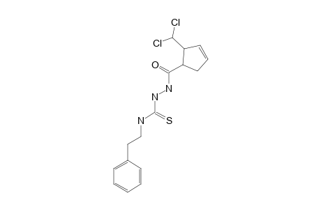 1-{[2-(dichloromethyl)-3-cyclopenten-1-yl]carbonyl}-4-phenethyl-3-thiosemicarbazide