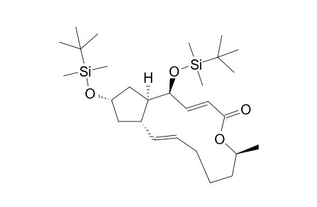 (1S,2E,6S,10E,11aS,13S,14aR)-1,13-bis((tert-butyldimethylsilyl)oxy)-6-methyl-6,7,8,9,12,13,14,14a-octahydro-1H-cyclopenta[f][1]oxacyclotridecin-4(11aH)-one