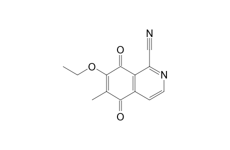 7-Ethoxy-1-cyano-6-methylisoquinolin-5,8-dione
