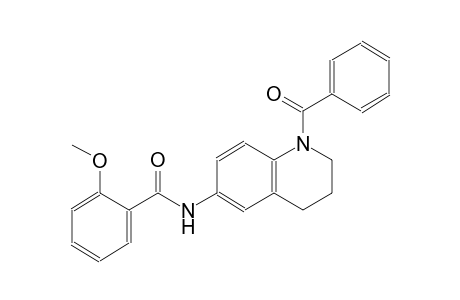 N-(1-benzoyl-1,2,3,4-tetrahydro-6-quinolinyl)-2-methoxybenzamide