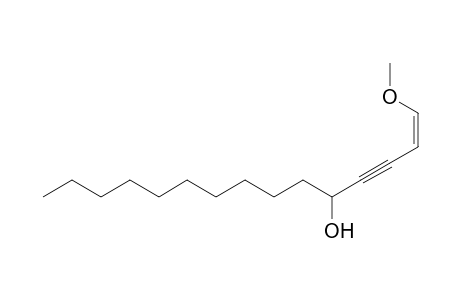 1-Pentadecen-3-yn-5-ol, 1-methoxy-, (Z)-(.+-.)-