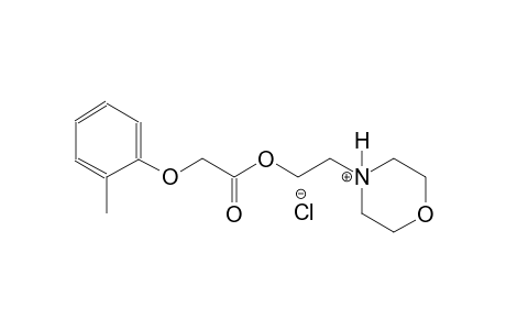 morpholinium, 4-[2-[[(2-methylphenoxy)acetyl]oxy]ethyl]-, chloride