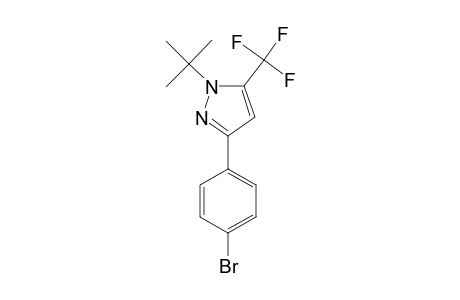 3-(4-BROMOPHENYL)-1-(1,1-DIMETHYLETHYL)-5-TRIFLUOROMETHYL-1H-PYRAZOLE