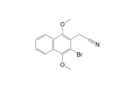 3-Bromo-1,4-dimethoxy-2-naphthalene-acetonitrile
