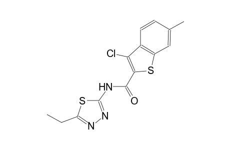 3-chloro-N-(5-ethyl-1,3,4-thiadiazol-2-yl)-6-methyl-1-benzothiophene-2-carboxamide