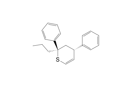 trans-2-propyl-2,4-diphenyl-3,4-dihydro-2H-thiopyran
