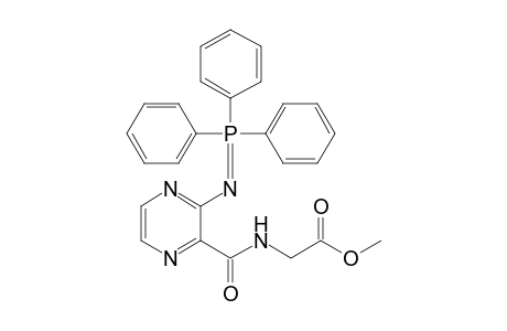 N-(Methoxycarbonylmethyl)-3-(triphenylphosphoranylideneamino)pyrazine-2-carboxamide