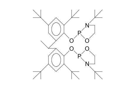 2,2'-(Ethylidine-([4,6-di-tert-butyl-2,1-phenylene]-oxy)-bis(3-tert-butyl-1,3,2-oxazaphospholidine))