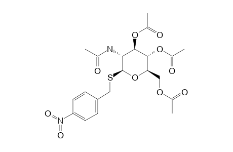 S-(4-NITROBENZYL)-2-ACETAMIDO-3,4,6-TRI-O-ACETYL-2-DEOXY-1-THIO-BETA-D-GLUCOPYRNOSIDE