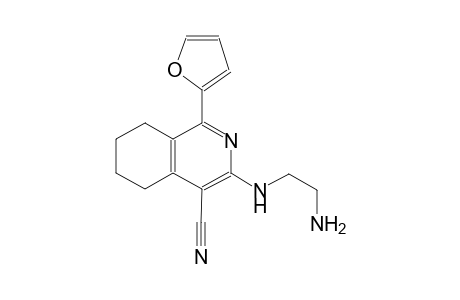 4-isoquinolinecarbonitrile, 3-[(2-aminoethyl)amino]-1-(2-furanyl)-5,6,7,8-tetrahydro-