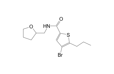 4-bromo-5-propyl-N-(tetrahydro-2-furanylmethyl)-2-thiophenecarboxamide