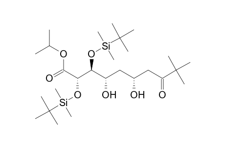 Isopropyl (2S,3S,4S,6R)-7-(t-butylcarbonyl)-2,3-bis[t-butyldimethylsilyloxy]-4,6-dihydroxyheptanoate