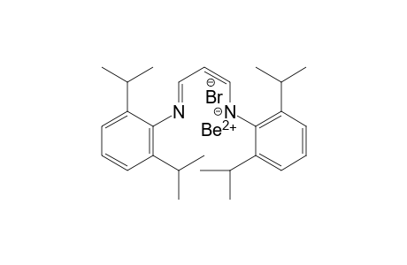 beryllium (2,6-diisopropylphenyl)((1Z,3E)-3-((2,6-diisopropylphenyl)imino)prop-1-en-1-yl)amide bromide
