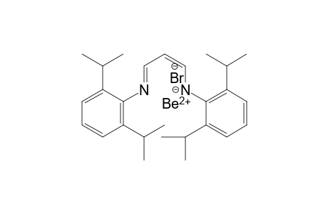 beryllium (2,6-diisopropylphenyl)((1Z,3E)-3-((2,6-diisopropylphenyl)imino)prop-1-en-1-yl)amide bromide