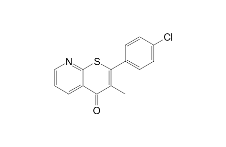 2-(4-Chlorophenyl)-3-methyl-4H-thiopyrano[2,3-b]pyridine-4-one